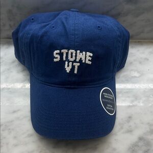 NWT Blue Stowe VT Hat